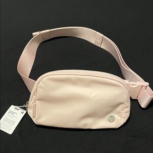 Flush pink everywhere belt bag